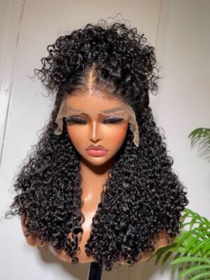 16inches pixie curl frontal