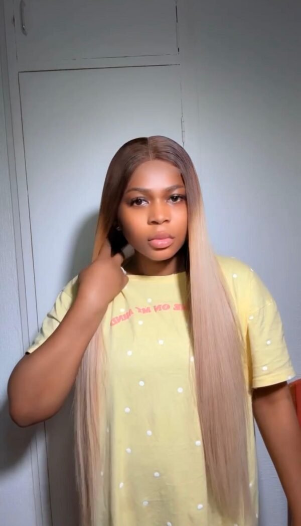 22inches ombré color bone straight