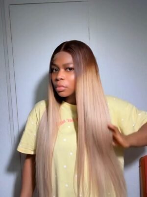 22inches ombré color bone straight