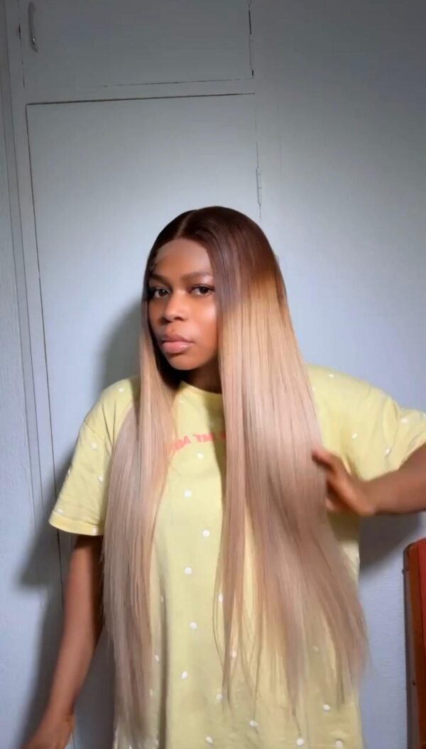 22inches ombré color bone straight