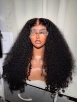 26 inches Pixie curls 5by5 Closure