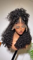 16inches pixie curl frontal