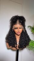 16inches pixie curl frontal